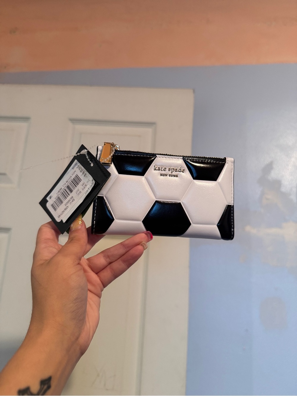 Kate Spade New RARE Soccer Ball Wallet